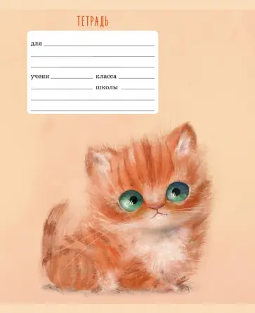 Тетрадь Мой котик, 18 листов, клетка, в ассортименте Тетрадь Мой котик, 18 листов, клетка, в ассортименте обложка книги