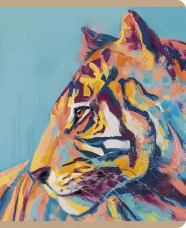 Тетрадь Красочные звери, 48 листов, клетка, в ассортименте обложка книги