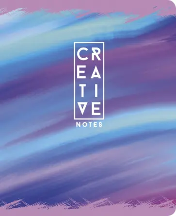 Тетрадь Creative, 96 листов, клетка, в ассортименте Тетрадь Creative, 96 листов, клетка, в ассортименте обложка книги