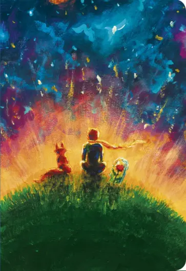 Тетрадь Маленький принц, А4, 60 листов обложка книги