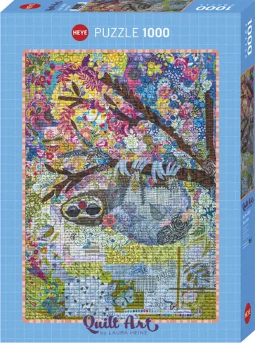 Puzzle-1000 Лоскутное искусство. Ленивец Puzzle-1000 Лоскутное искусство. Ленивец обложка книги