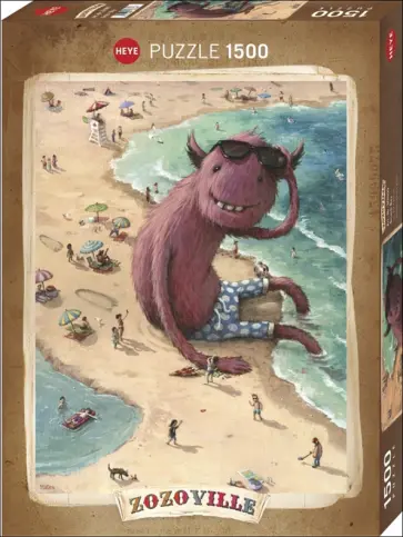Puzzle-1500 На пляже. Zozoville Puzzle-1500 На пляже. Zozoville обложка книги