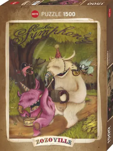 Puzzle-1500 Ку-ку, оркестр. Zozoville Puzzle-1500 Ку-ку, оркестр. Zozoville обложка книги