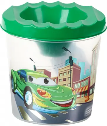 Стакан-непроливайка Мультяшные тачки-1 обложка книги