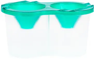 Стакан-непроливайка двойной, с блестками, в ассортименте обложка книги