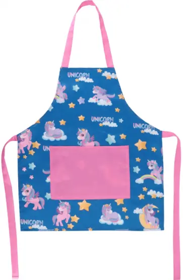 Фартук с 1 карманом Единороги в небе обложка книги