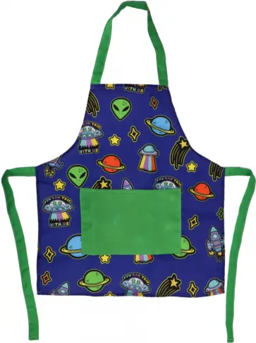 Фартук с 1 карманом Космос и пришельцы обложка книги
