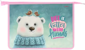 Папка для тетрадей Тёплая дружба, А4 обложка книги