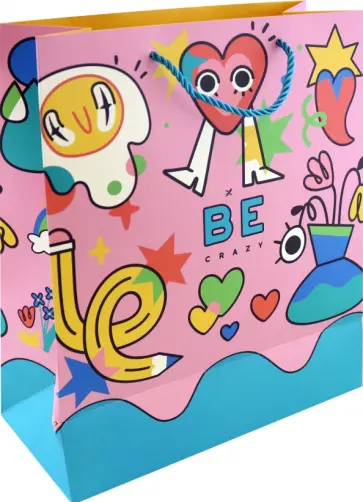 Пакет подарочный большой Lunatik обложка книги