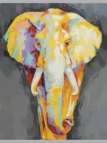 Тетрадь для конспектов Слон, А4, 48 листов, клетка обложка книги