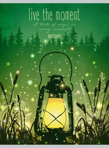 Тетрадь для конспектов Волшебный лес, А4, 80 листов, клетка обложка книги