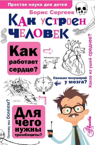 Борис Сергеев - Как устроен человек обложка книги