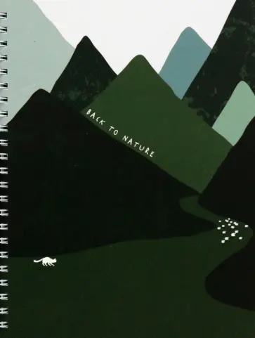 Тетрадь Mountains, 96 листов, клетка обложка книги