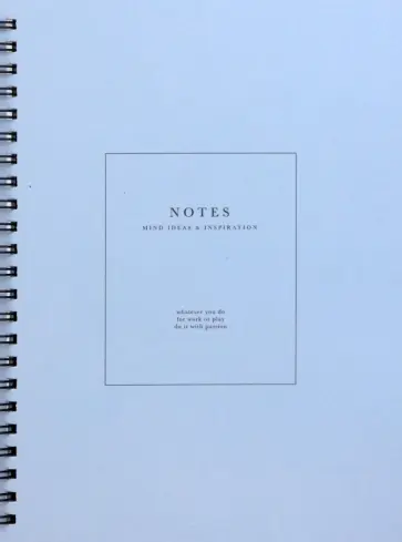 Тетрадь Notes голубая, 96 листов, клетка обложка книги