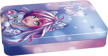 Пенал-органайзер Девушка с барсом обложка книги