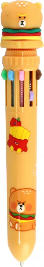 Ручка шариковая автоматическая Hamer, 10-ти цветная, в ассортименте обложка книги