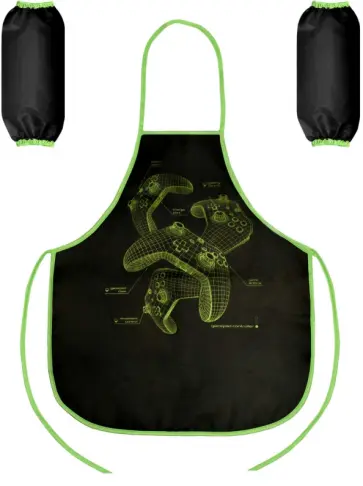 Фартук с нарукавниками для уроков труда Джойстики обложка книги