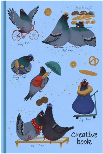 Записная книжка Nice Birds. Creative book, 112 листов, А5 Записная книжка Nice Birds. Creative book, 112 листов, А5 обложка книги