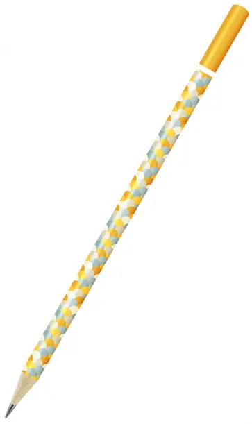 Карандаш чернографитный, заточенный Чешуя, HB обложка книги