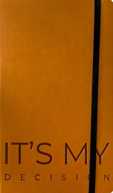 Ежедневник Aesthetic оранжевый, В6+, 112 листов обложка книги