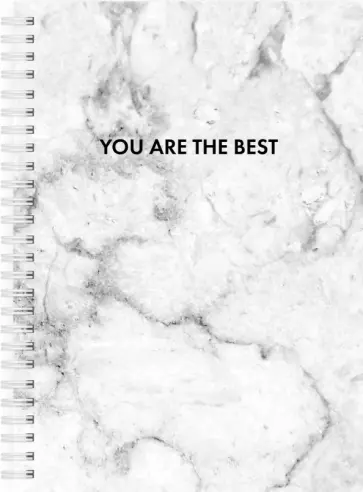 Планер на день Мрамор, А5, 83 листа обложка книги