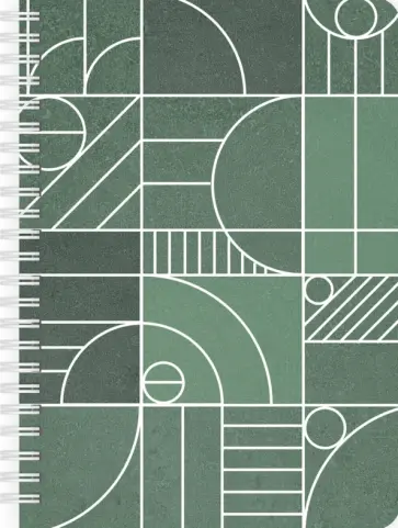 Планер день 83л,А5,пруж,Геометр,CRE-PRZH-A5-DEN-ZG обложка книги