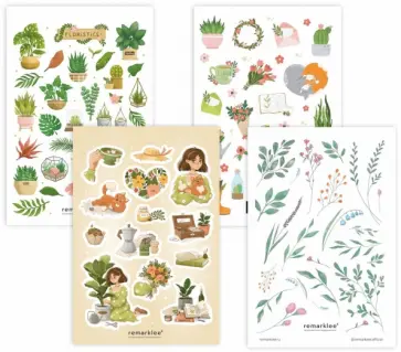 Набор стикеров Весенний обложка книги