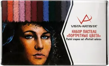 Пастель Портретные цвета, 12 цветов обложка книги