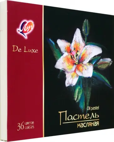 Пастель масляная Люкс, 36 цветов обложка книги