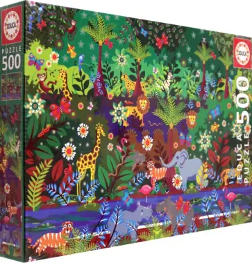 Пазл-500 Джунгли обложка книги