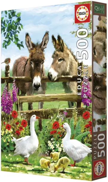 Пазл-500 Ослики обложка книги