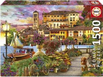 Пазл-1500 Итальянская набережная обложка книги