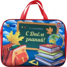 Сумка "Подарок ученику" + пенал обложка книги