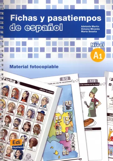 Martin, Sesena - Fichas y pasatiempos de espanol. Nivel A1 обложка книги