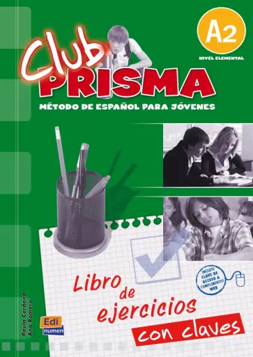 Cerdeira, Romero - Club Prisma. Nivel A2. Libro de ejercicios con claves обложка книги