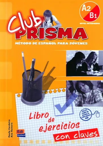 Cerdeira, Romero - Club Prisma. Nivel A2/B1. Libro de ejercicios con claves обложка книги