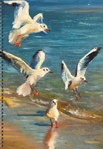 Тетрадь для конспектов На берег, А4, 80 листов, клетка обложка книги