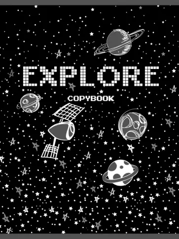 Тетрадь Mix trends Дизайн 11, А4, 96 листов, клетка обложка книги