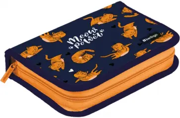 Пенал Meow power, 1 отделение обложка книги