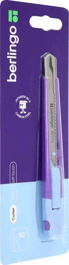 Нож канцелярский Envy, голубой обложка книги