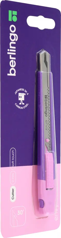 Нож канцелярский Envy, розовый обложка книги