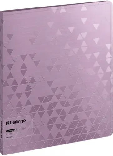 Папка с 20 вкладышами Metallic, сиреневый металлик обложка книги