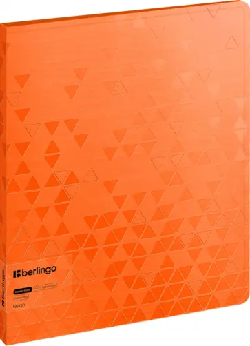 Папка с 20 вкладышами Neon, оранжевый неон обложка книги