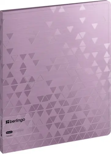 Папка с пружинным скоросшивателем Metallic, сиреневый металик обложка книги