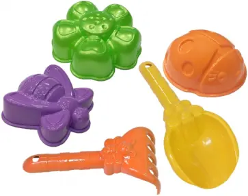 Набор для песка Насекомые, 5 предметов обложка книги