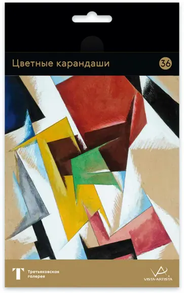 Карандаши цветные Fine. Попова, 36 цветов обложка книги