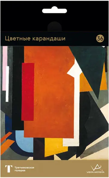 Карандаши цветные Fine. Попова, 36 цветов обложка книги