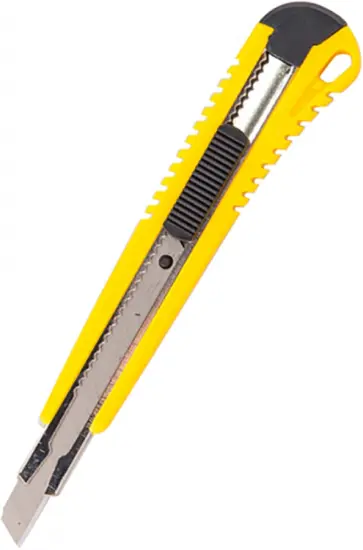 Нож канцелярский, 9 мм, в ассортименте обложка книги