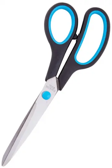 Ножницы, черные, 21,5 см. Ножницы, черные, 21,5 см. обложка книги