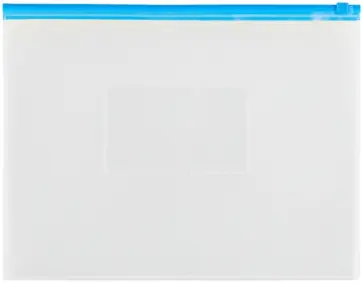 Папка-конверт на zip-молнии, синяя, А4 Папка-конверт на zip-молнии, синяя, А4 обложка книги